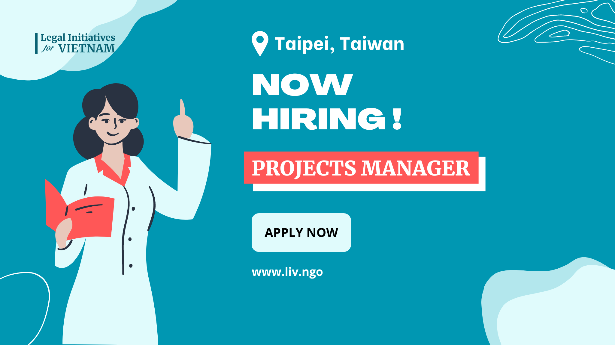 [Closed] LIV is hiring a Projects Manager in Taipei